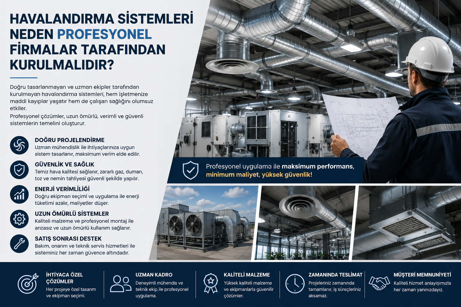Havalandırma Sistemleri Neden Profesyonel Firmalar Tarafından Kurulmalıdır?